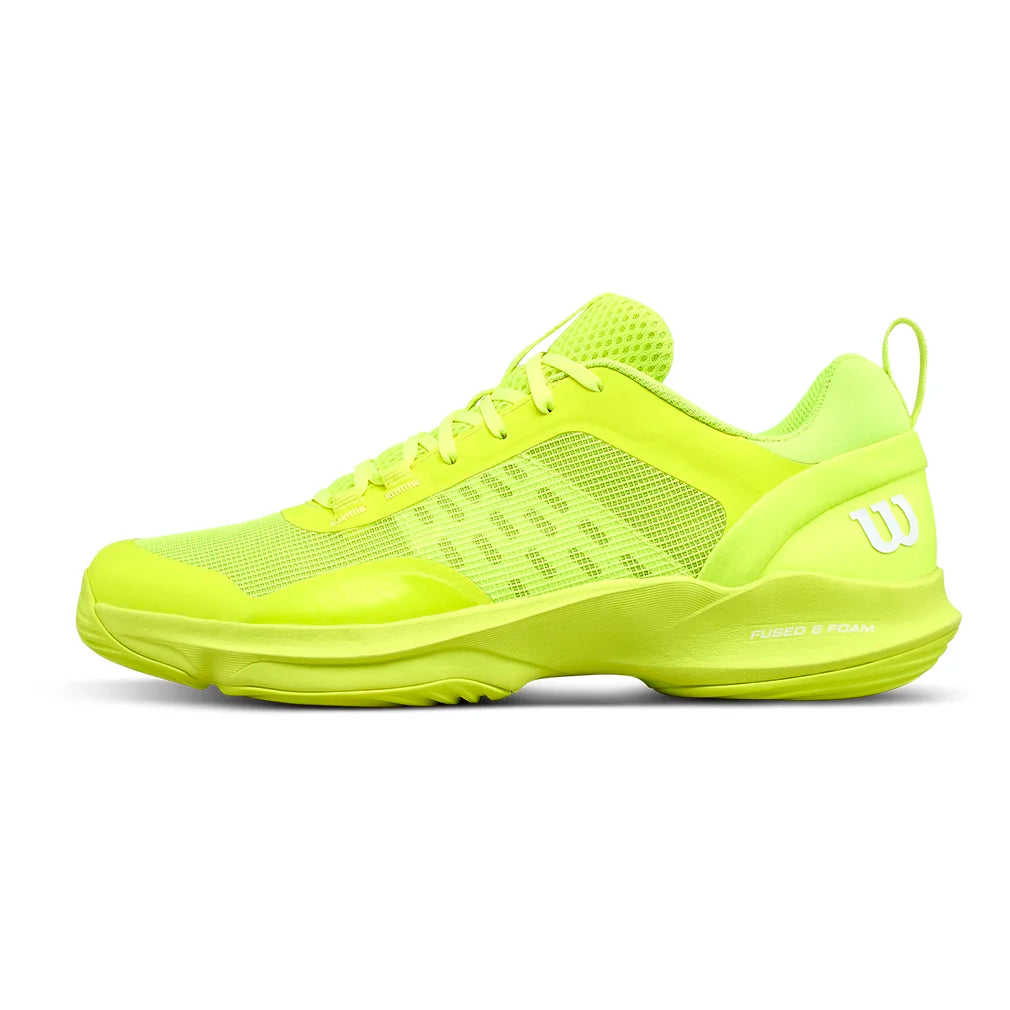 Men's Hurakn Pro V2 Padel Shoes Safety Yellow and White