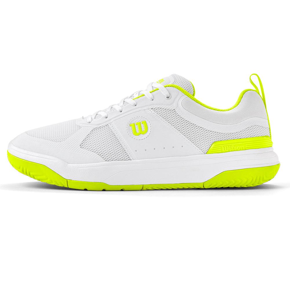 Men's Pickle Pro Pickleball Shoes White and Safety Yellow