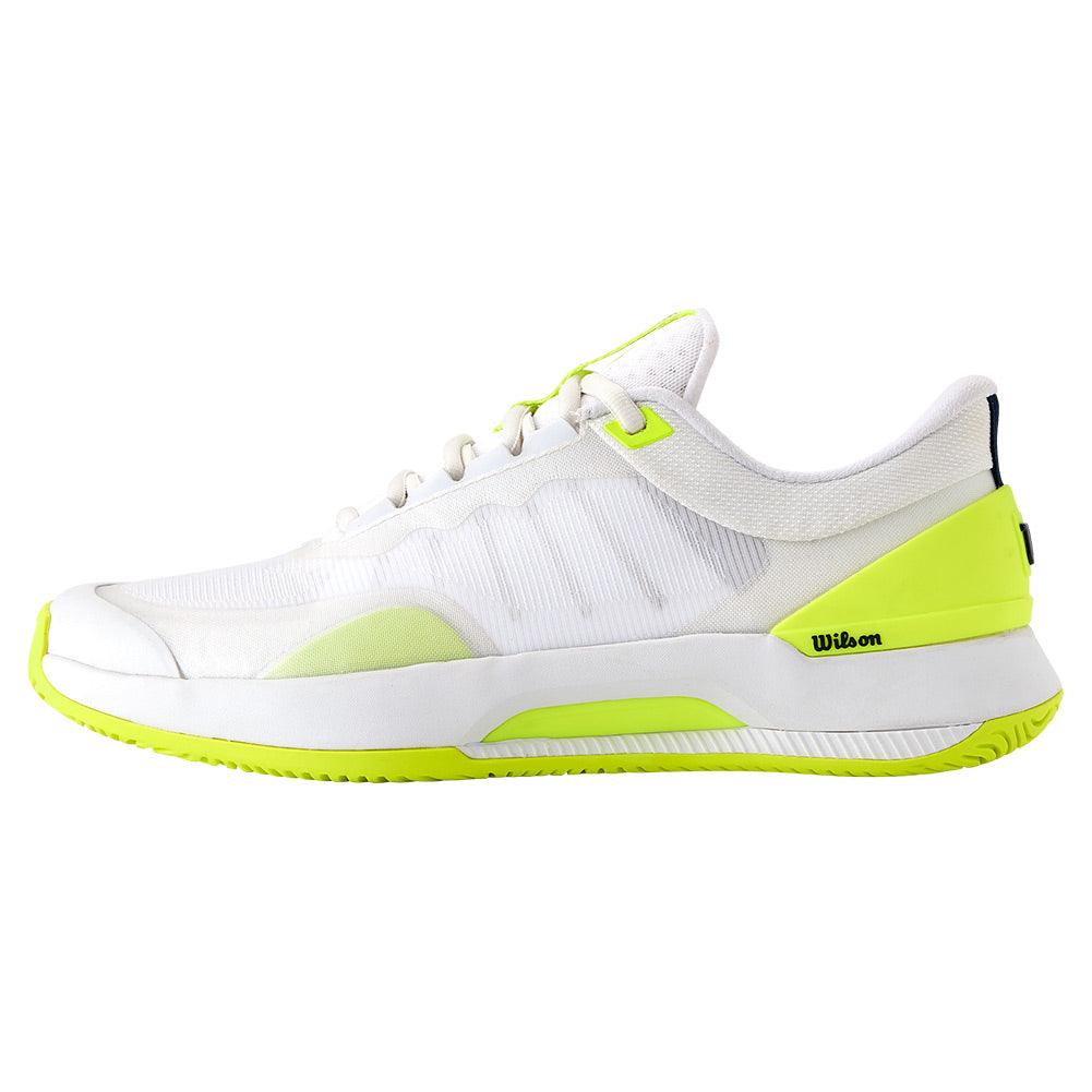 Women's Intrigue Tour Oz Tennis Shoes White and Safety Yellow