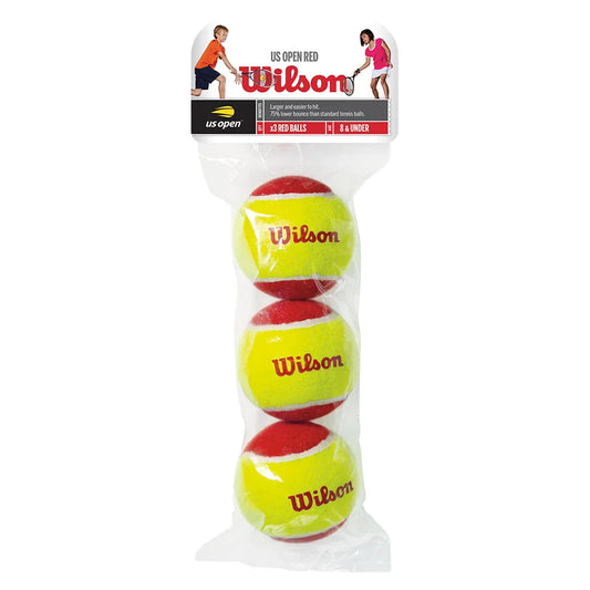 US Open Red Tennis Ball 3 Pack