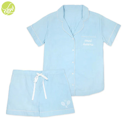 Women's Tennis Short Pajama Set