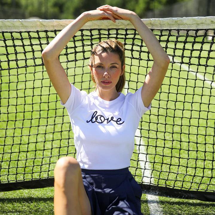 Women's Sporty Love Tennis T-Shirt