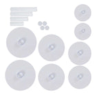 4-Tier Acrylic XL Cake Stand Set Clear - Assorted Sizes for Buffet Party Tables