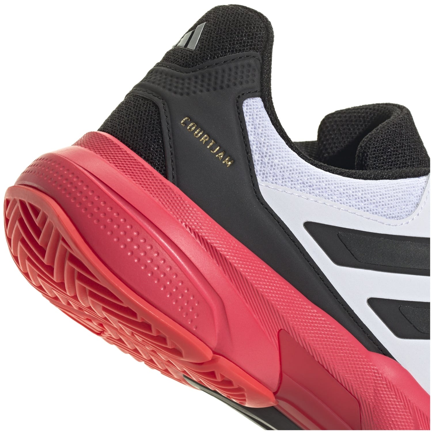 ADIDAS COURTJAM Control M White/Black/Red Padel Shoes Padel Shoes Adidas