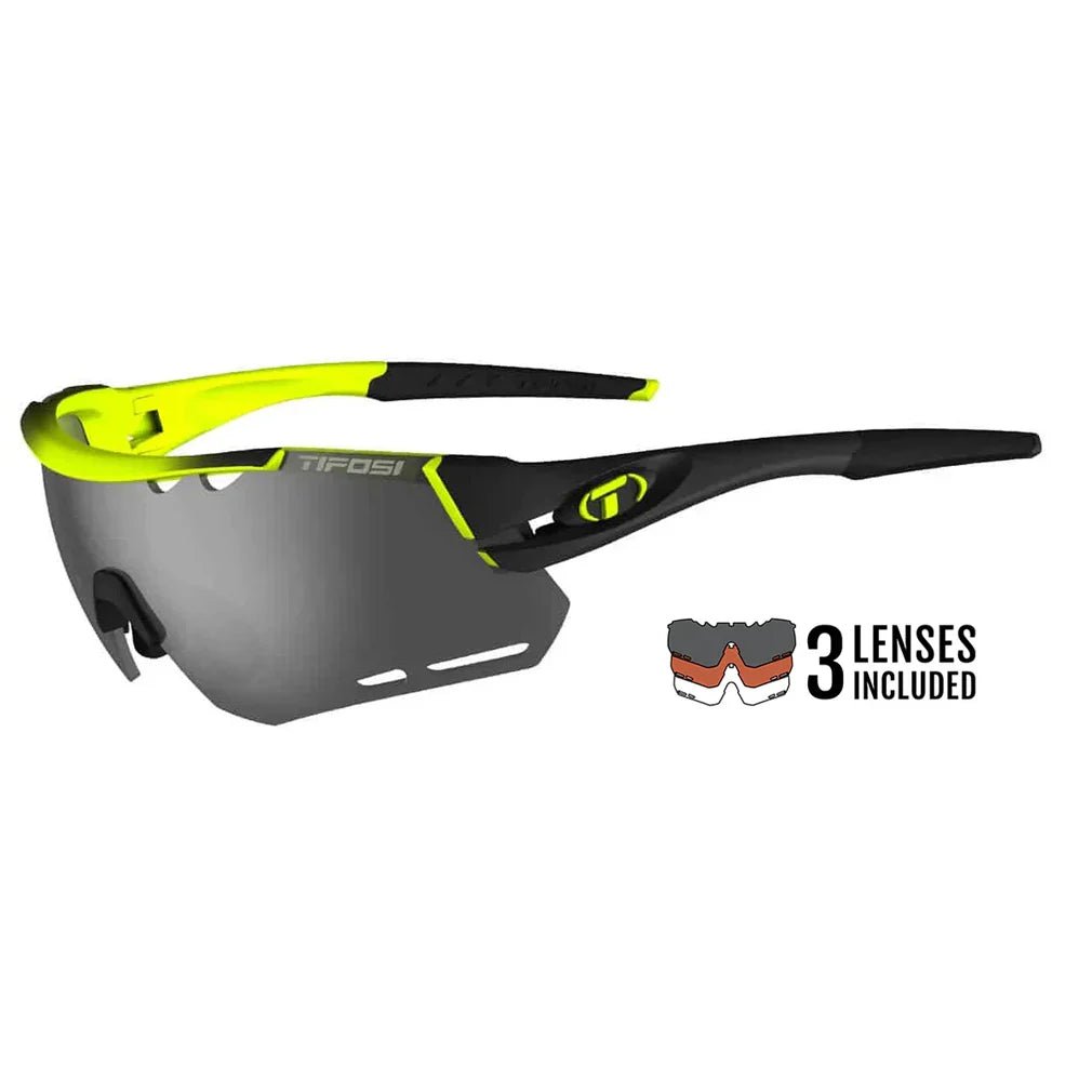 Alliant Sunglasses Race Neon with Smoke Lenses - Bell Racket Store