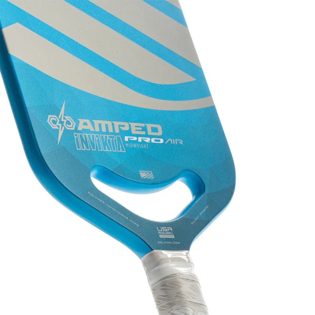 Amped Pro Invikta Pickleball Paddle Blue - Bell Racket Store