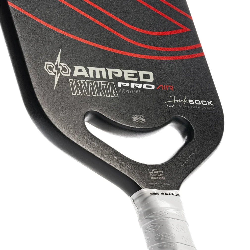 Amped Pro Invikta Pickleball Paddle Jack Sock Signature - Bell Racket Store