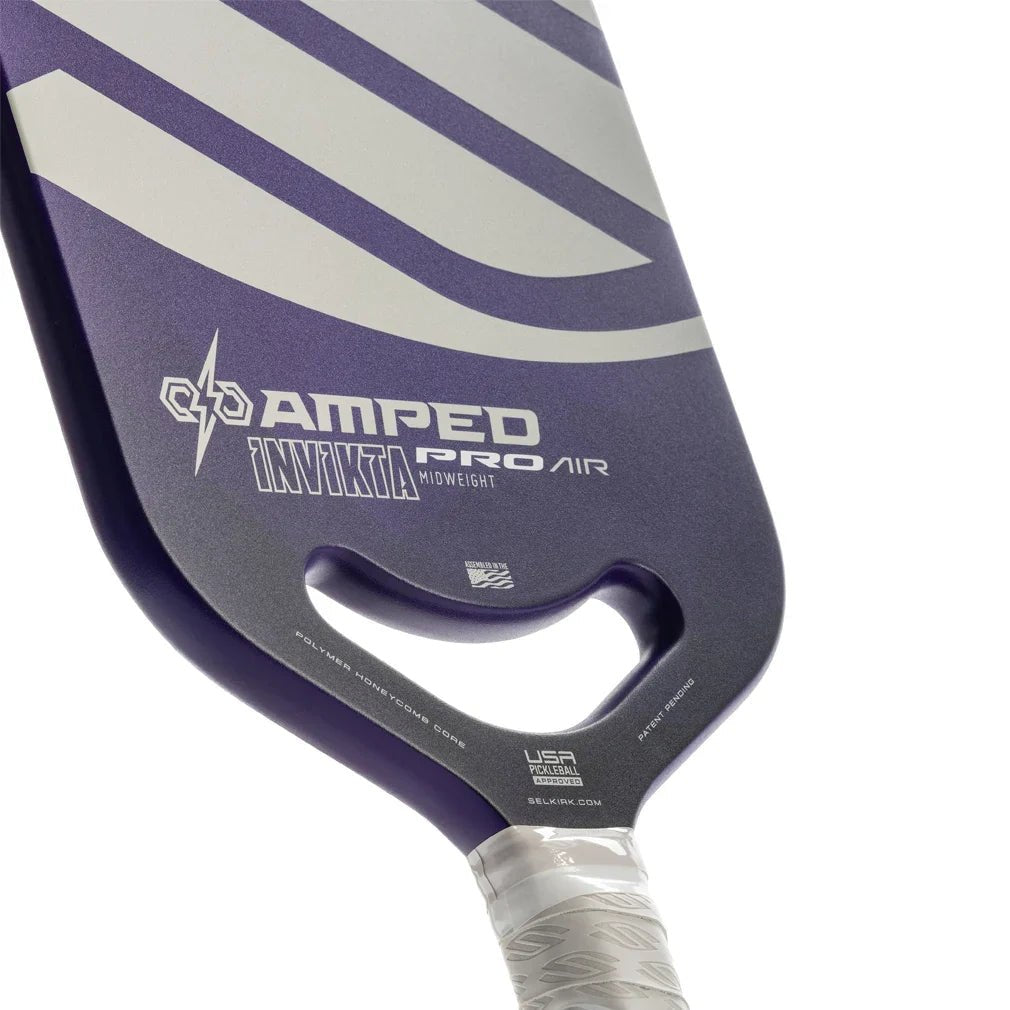 Amped Pro Invikta Pickleball Paddle Purple - Bell Racket Store