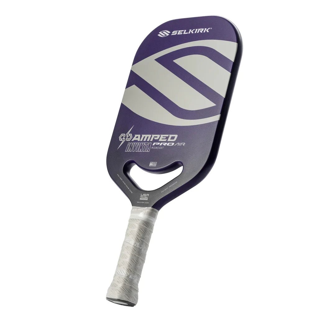 Amped Pro Invikta Pickleball Paddle Purple - Bell Racket Store