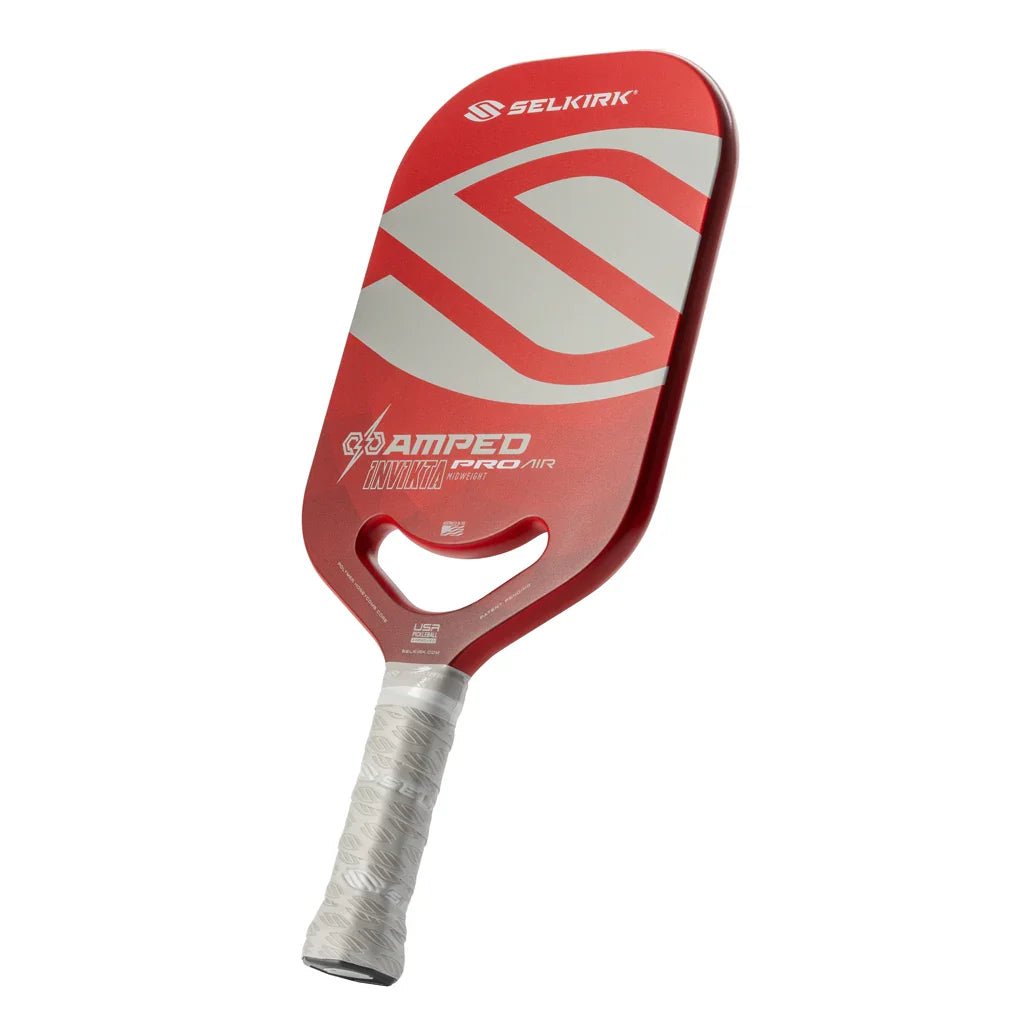 Amped Pro Invikta Pickleball Paddle Red - Bell Racket Store