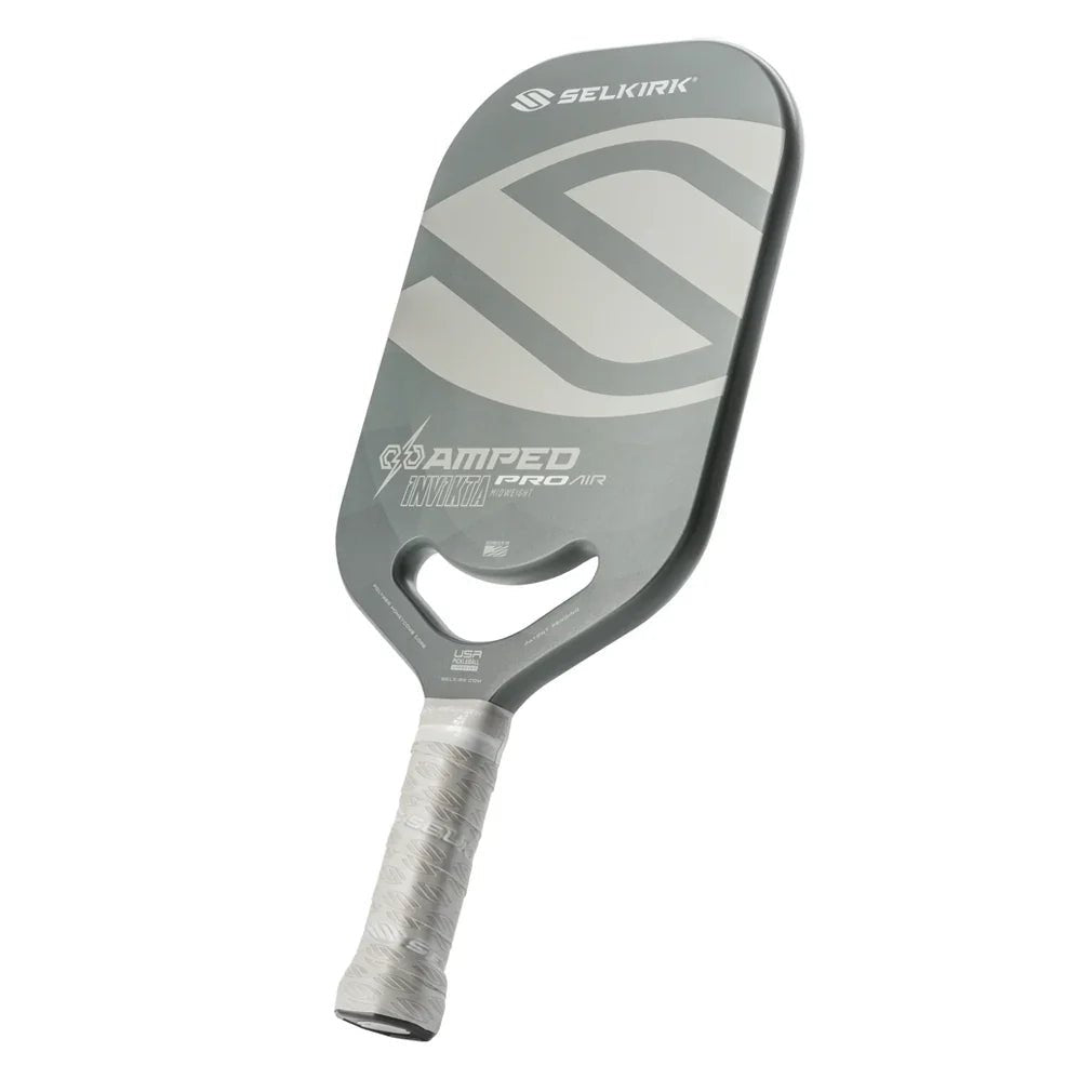 Amped Pro Invikta Pickleball Paddle Silver - Bell Racket Store