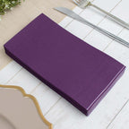 50-Pack Paper Napkins Purple - Soft Disposable 2-Ply Dinner Napkins for Weddings