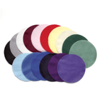 25 Pack 9" Orange Sheer Nylon Tulle Circles Favor Wrap, DIY Craft Fabric