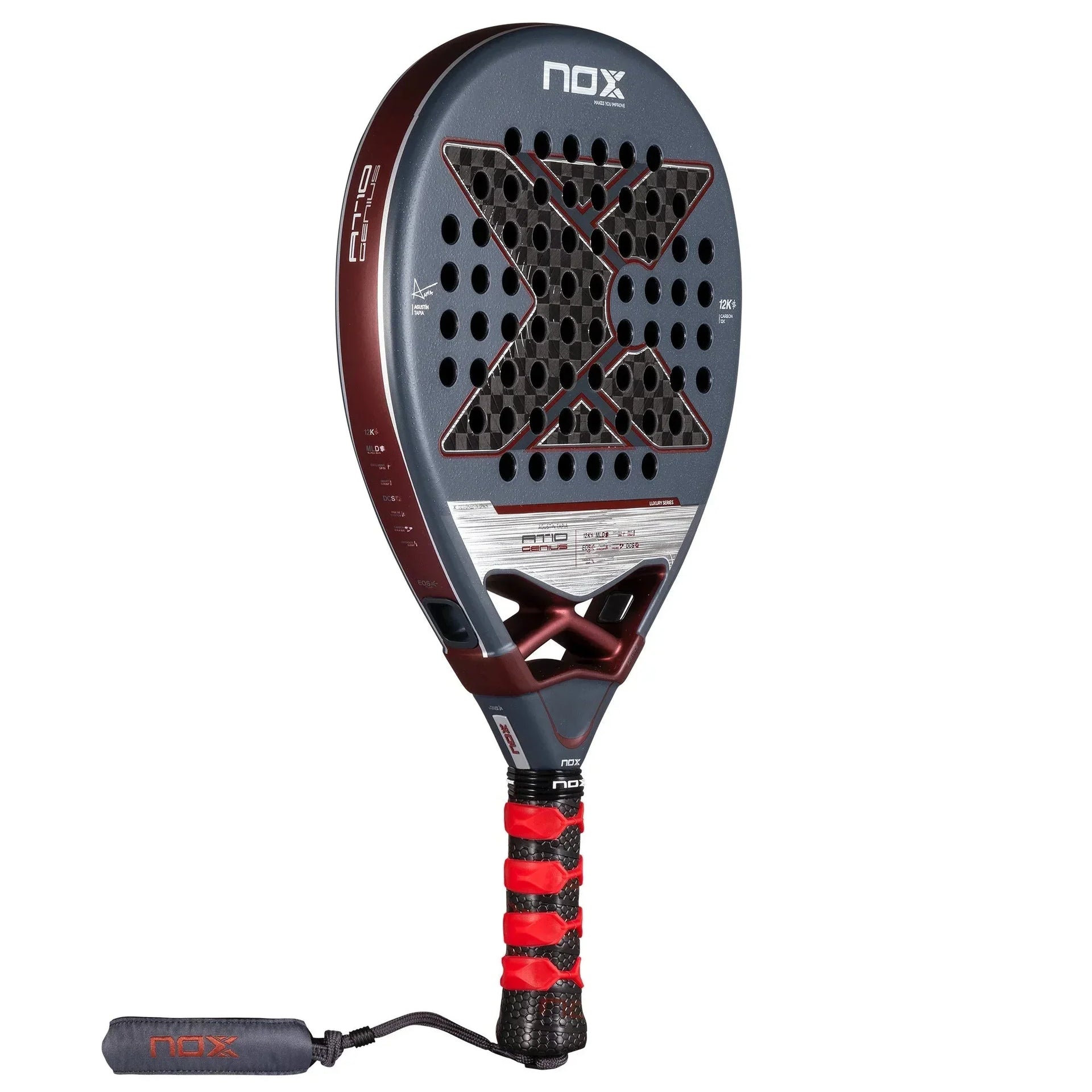 AT10 Luxury GENIUS 12K 2025 by Agustin Tapia Padel Racket Padel Racket Nox