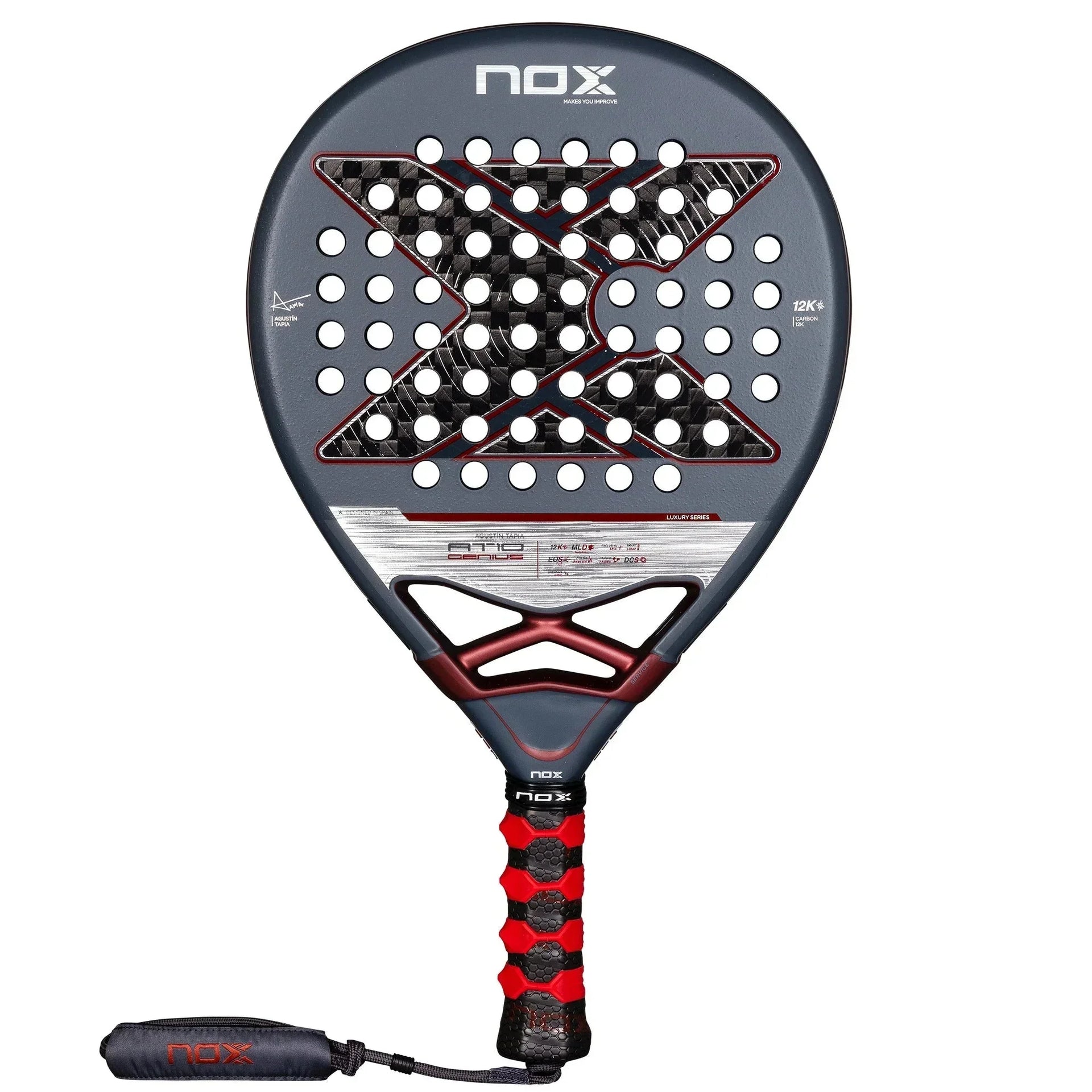 AT10 Luxury GENIUS 12K 2025 by Agustin Tapia Padel Racket Padel Racket Nox