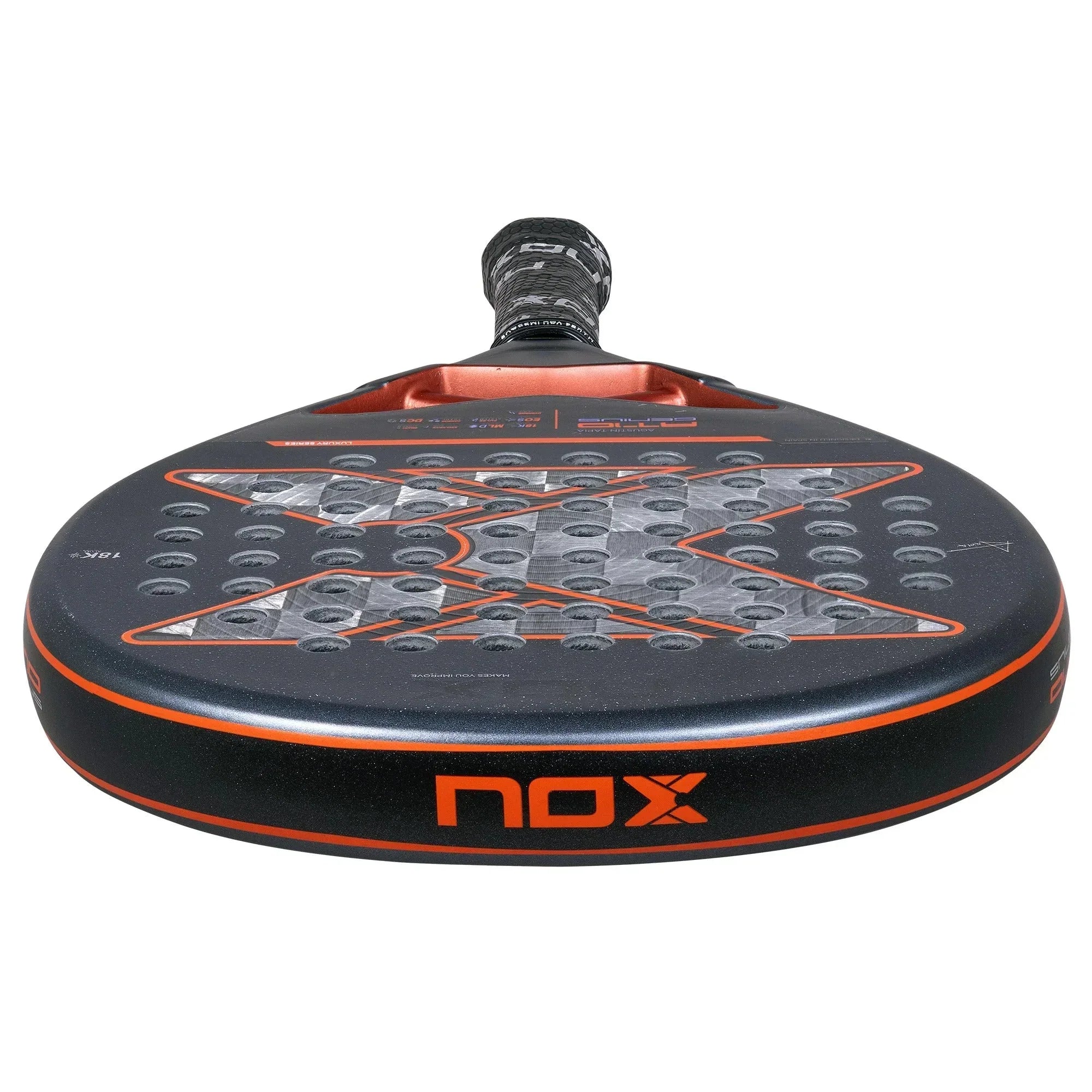 AT10 Luxury GENIUS 18K Alum 2025 by Agustín Tapia Padel Racket Nox