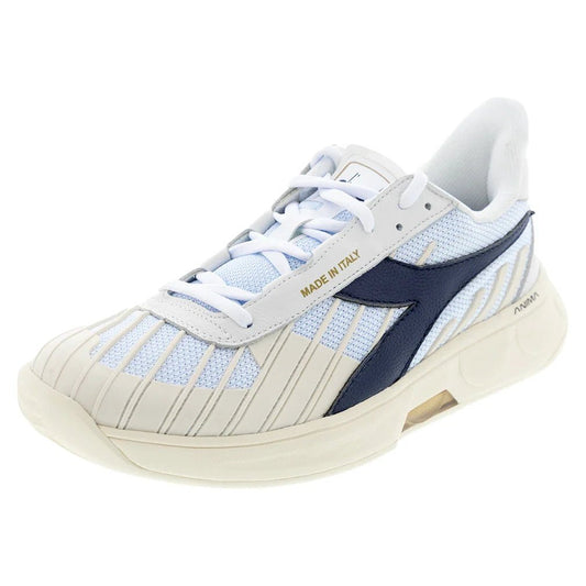B. Elite Star Tennis Shoes White and Blue Corsair - Bell Racket Store
