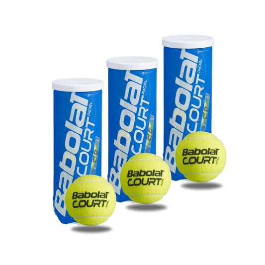 Babolat COURT X3 Padel Balls - Bell Racket Store