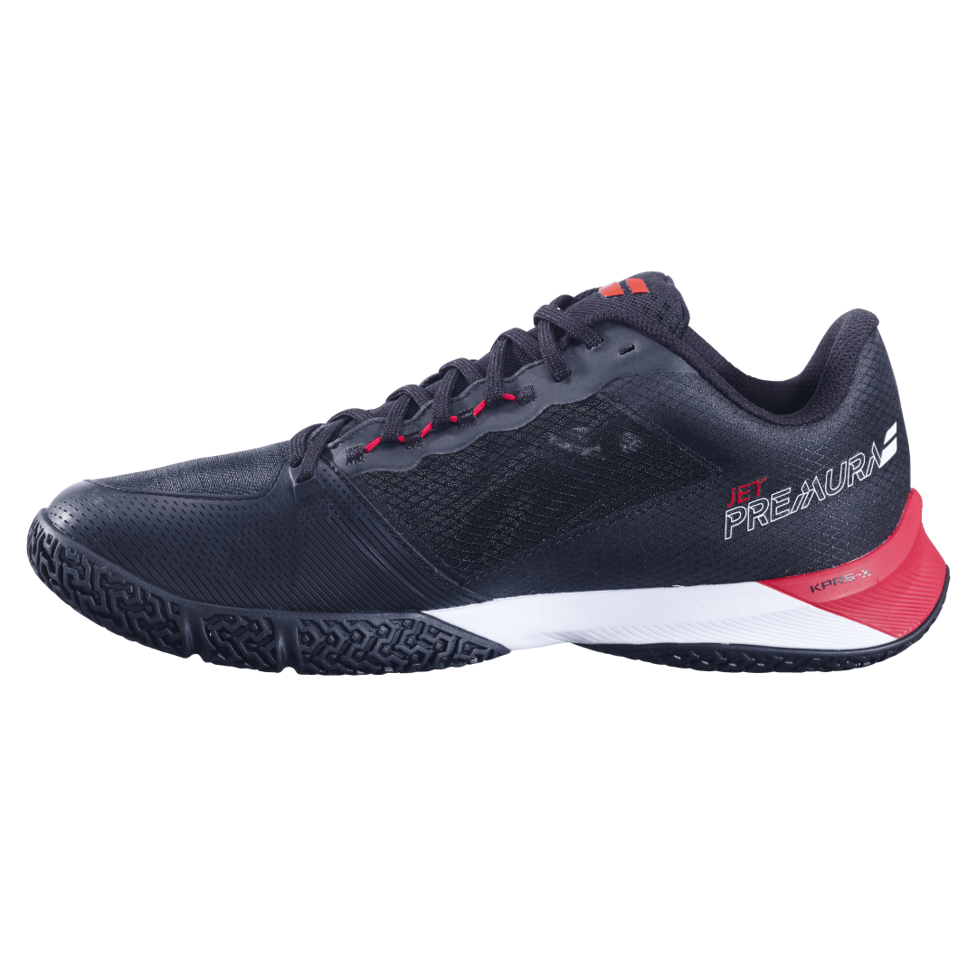 BABOLAT JET PREMURA 2 Men Black/Red SS25 Padel Shoes Padel Shoes Babolat