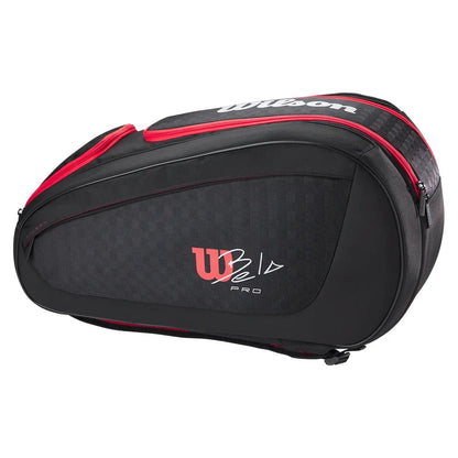 Bela V3 Padel Racquet Bag Black and Red - Bell Racket Store