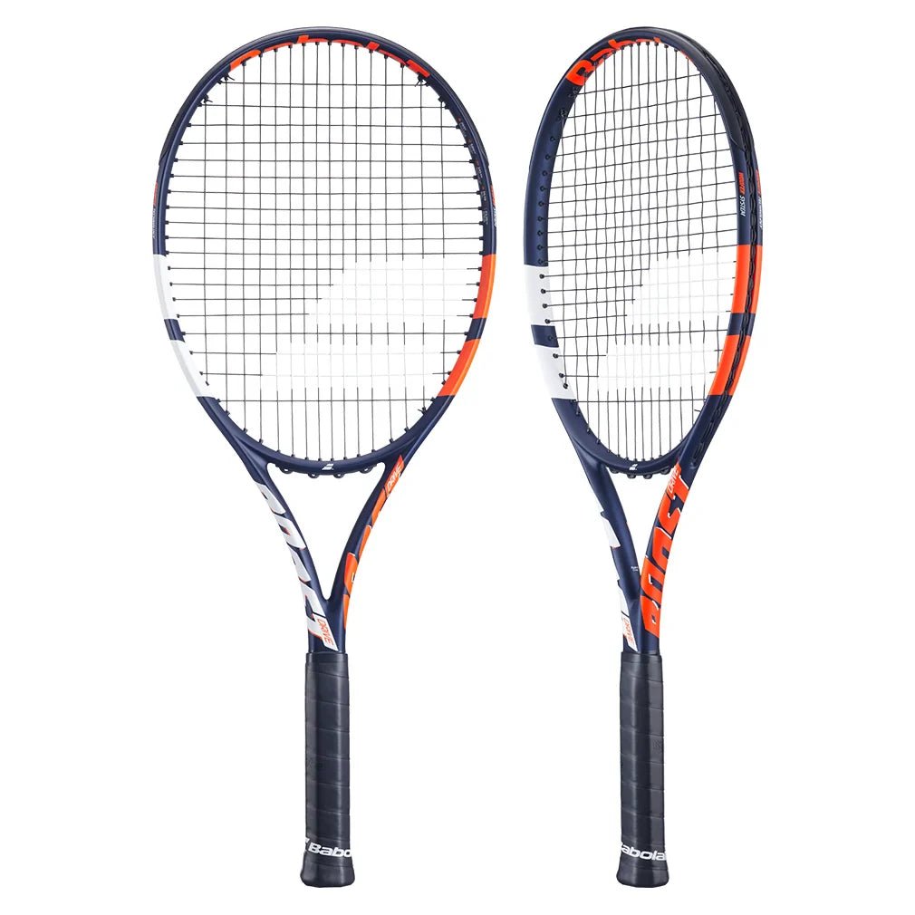 Boost Drive Prestrung Tennis Racquet Blue and Orange - Bell Racket Store