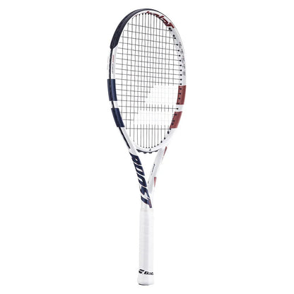 Boost Drive Prestrung Tennis Racquet White and Blue - Bell Racket Store