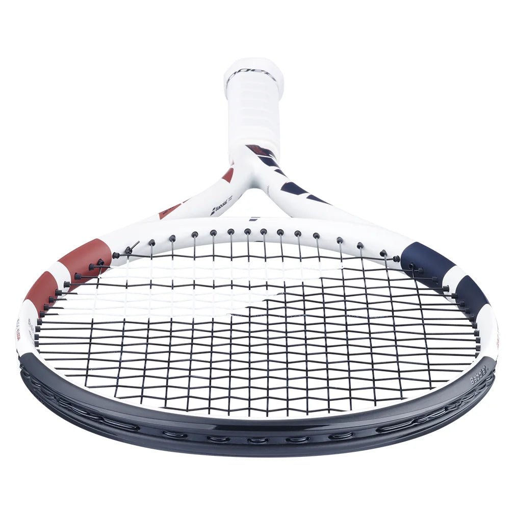 Boost Drive Prestrung Tennis Racquet White and Blue - Bell Racket Store
