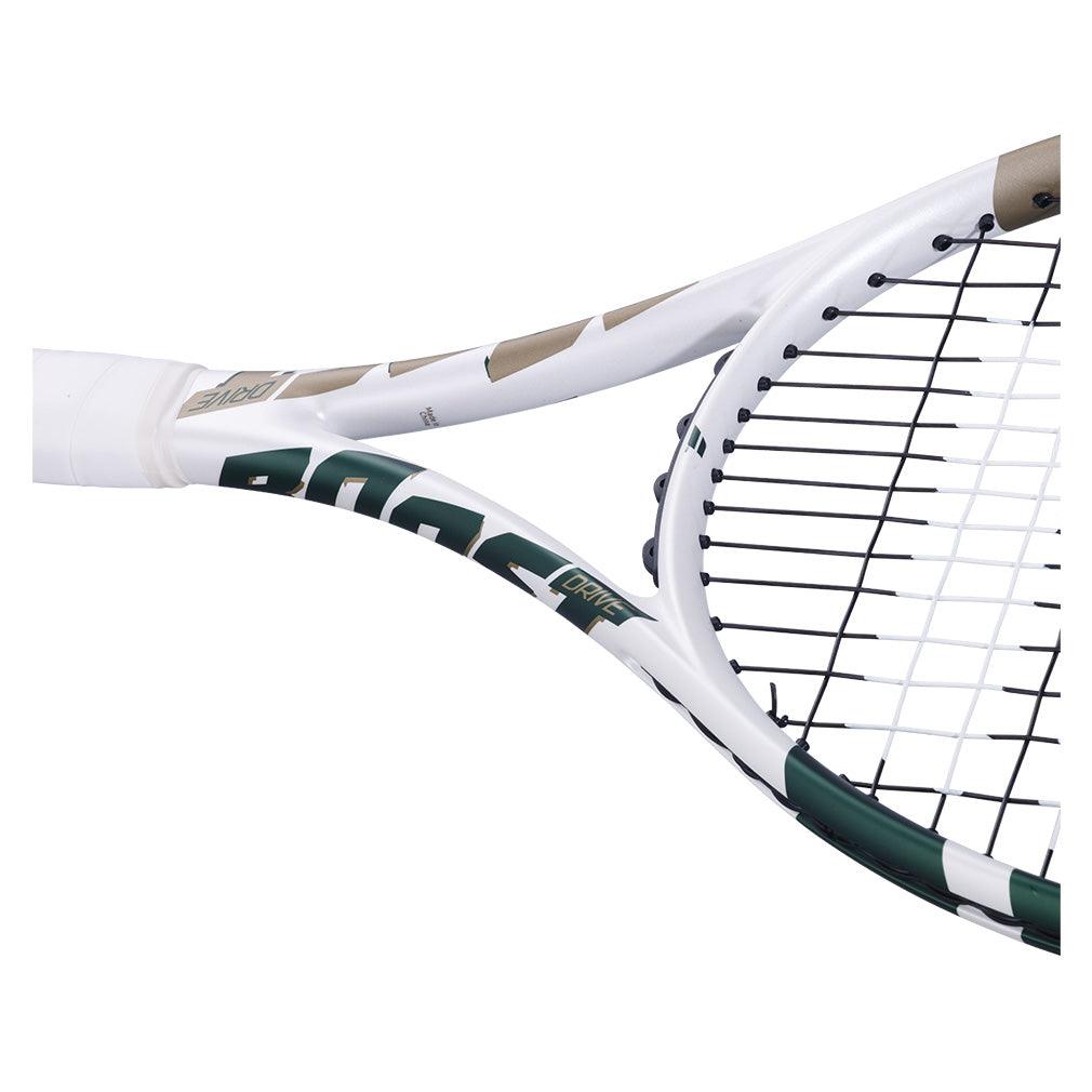 Boost Wimbledon Prestrung Tennis Racquet White and Gold - Bell Racket Store