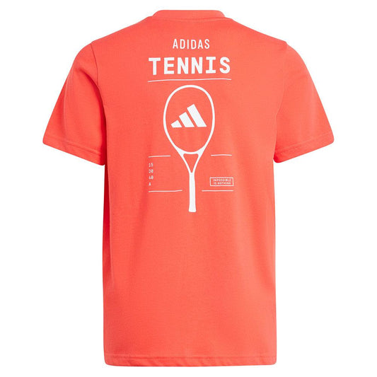 Boys' Graphic Tennis Top Semi Lucid Red - Bell Racket Store