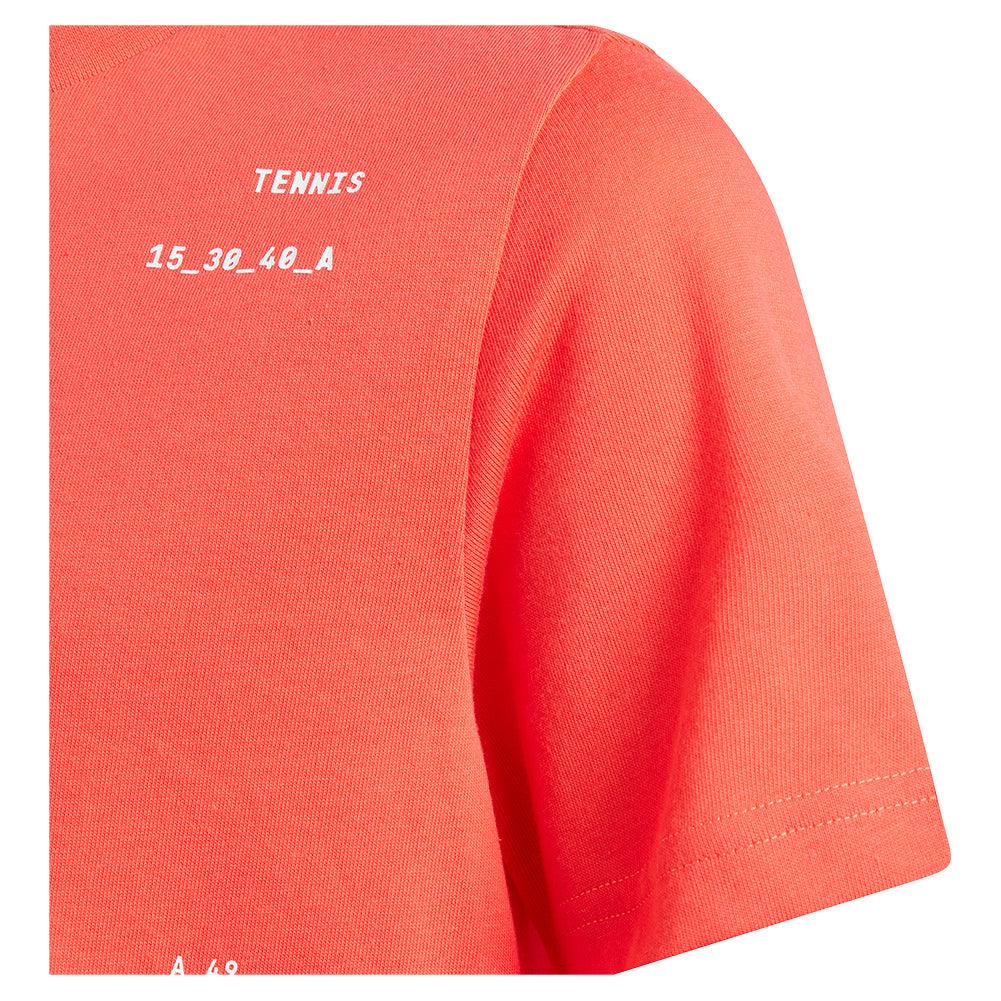 Boys' Graphic Tennis Top Semi Lucid Red - Bell Racket Store