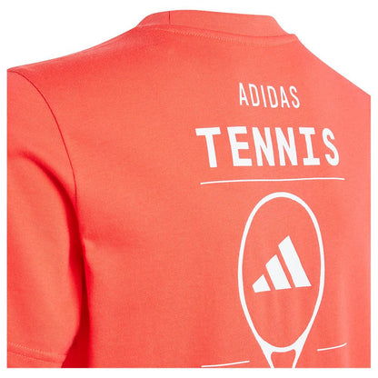 Boys' Graphic Tennis Top Semi Lucid Red - Bell Racket Store