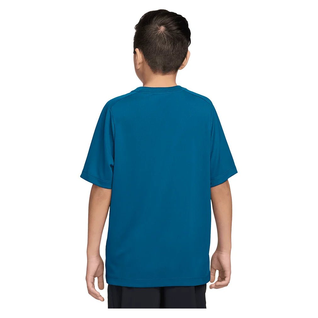 Boys' Multi Dri - FIT Short - Sleeve Training Top - Bell Racket Store