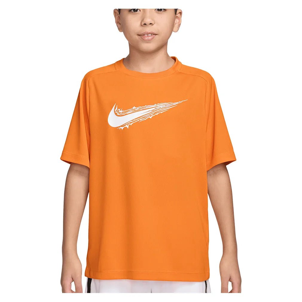 Boys' Multi Dri - FIT Short - Sleeve Training Top - Bell Racket Store