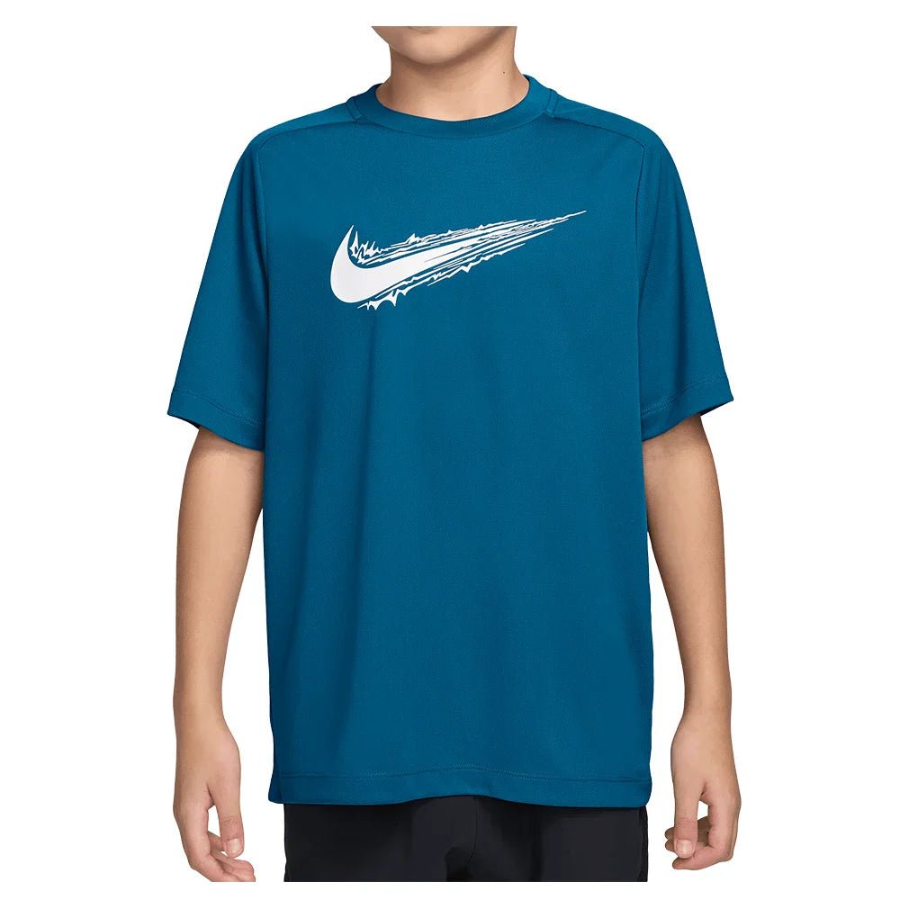 Boys' Multi Dri - FIT Short - Sleeve Training Top - Bell Racket Store
