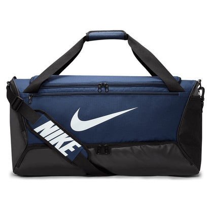 Brasilia 9.5 Training Duffel Bag (Medium, 60L) Midnight Navy and Black - Bell Racket Store