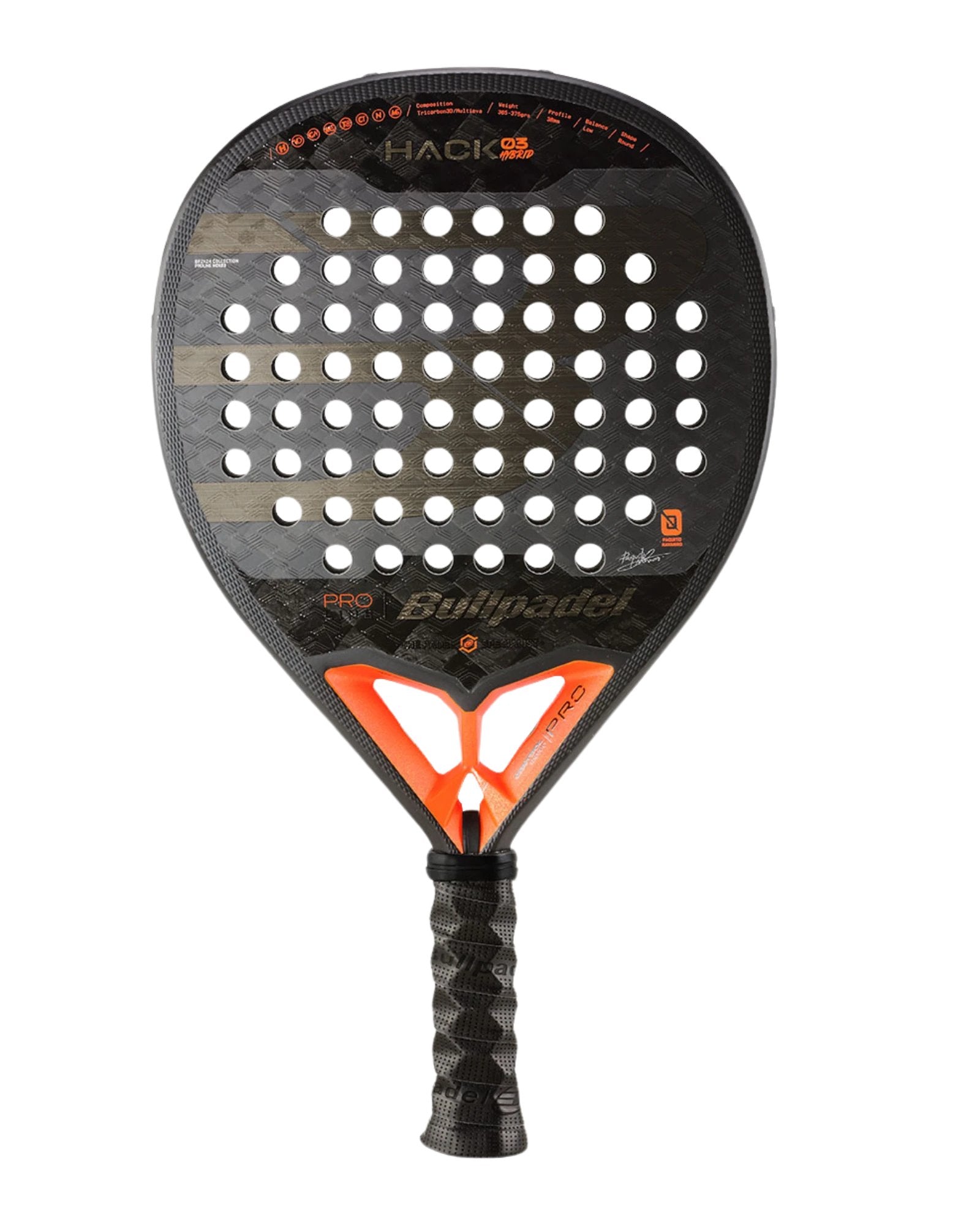 Bullpadel Hack 03 Hybrid 2024 Racket Padel Racket Bullpadel