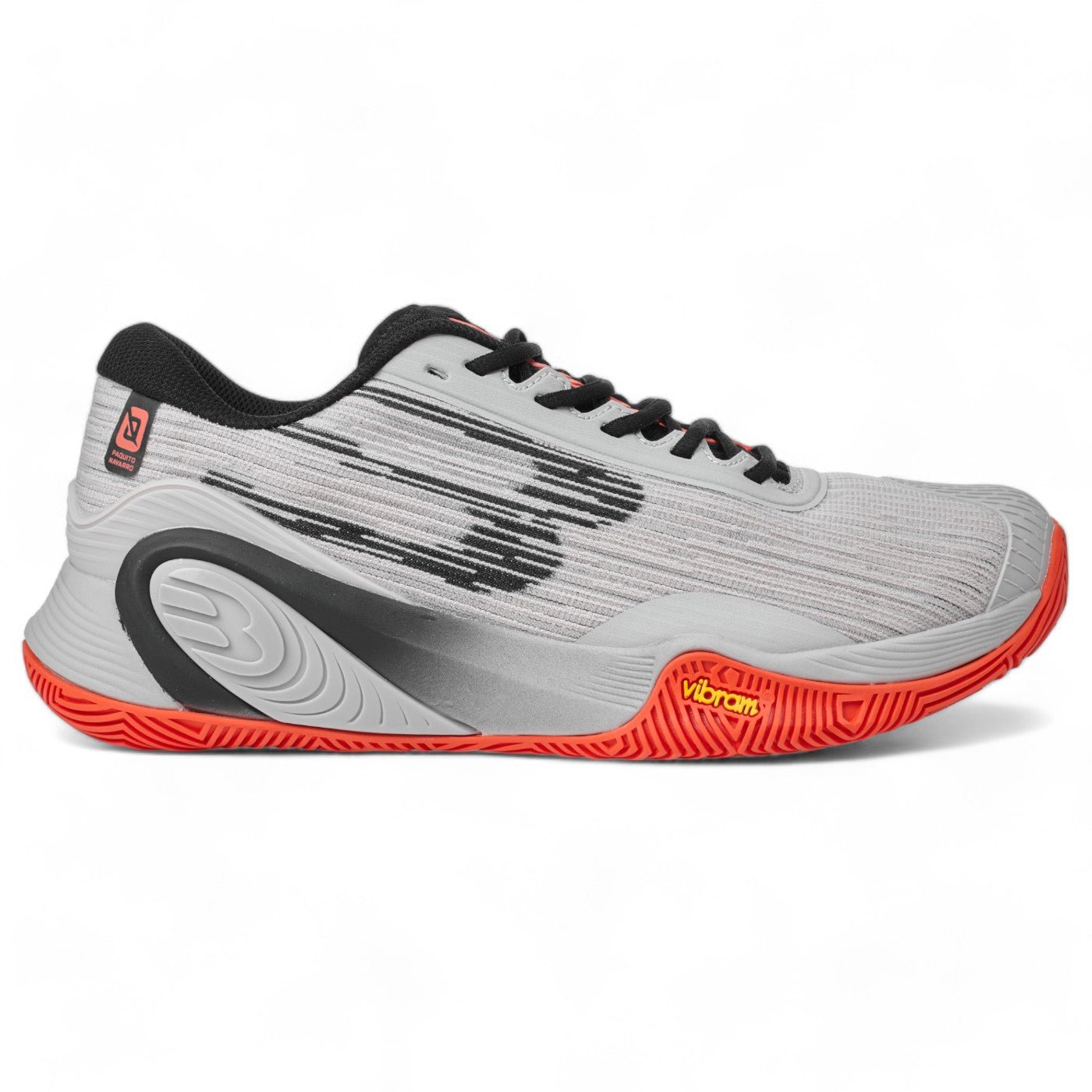 BULLPADEL HACK Vibram 25V Grey Padel Shoes Padel Shoes Bullpadel