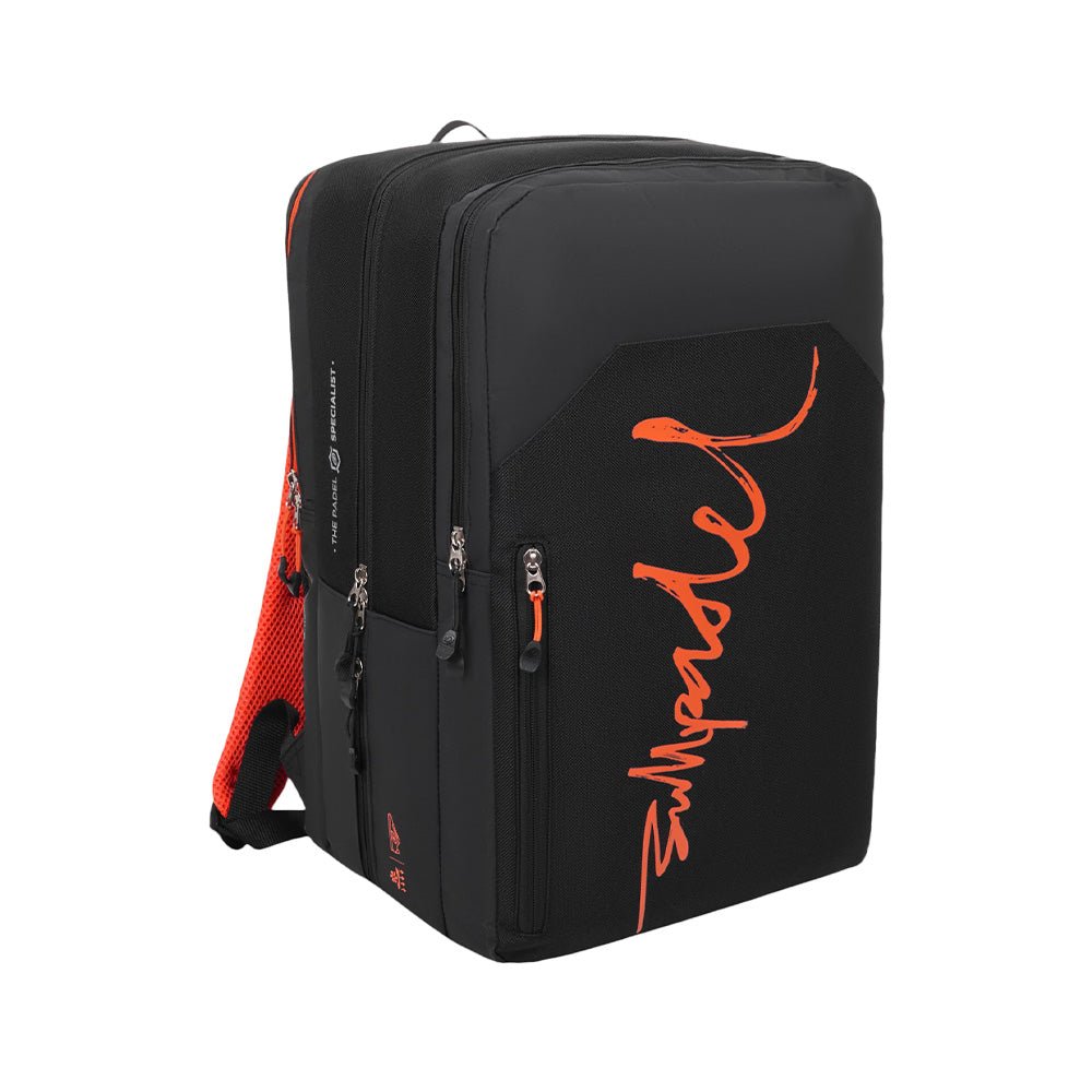 BULLPADEL IONIC Black Backpack Padel Bag Bullpadel