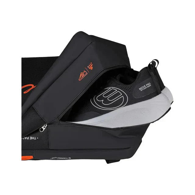 BULLPADEL IONIC Black Backpack Padel Bag Bullpadel