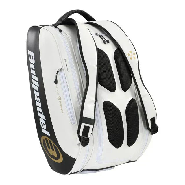 BULLPADEL VERTEX 2025 White PREMIER PADEL BAG Padel Bag Bullpadel