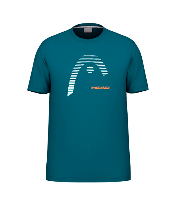 T shirt HEAD Club Carl Green 2025 Padel Clothes Head
