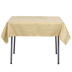 Polyester Square 54"x54" Tablecloth Champagne - Wrinkle-Resistant & Durable Table Cover