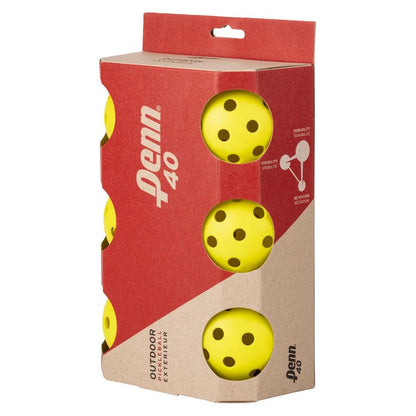 Championship 40 Outdoor Pickleballs 6 Pack - Bell Racket Store