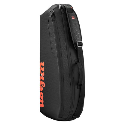 Clash V3 3 Pack Tennis Racquet Bag Black and Infrared - Bell Racket Store