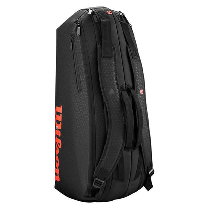 Clash V3 6 Pack Tennis Racquet Bag Black and Infrared - Bell Racket Store