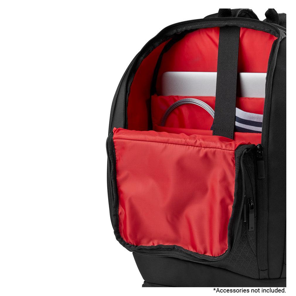 Clash V3 Tennis Backpack Black and Infrared - Bell Racket Store