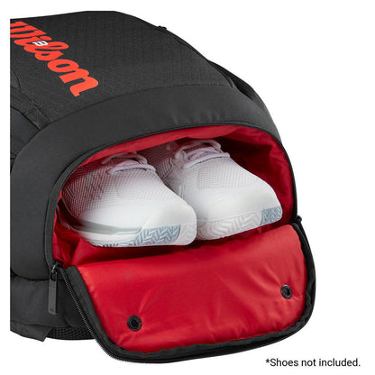 Clash V3 Tennis Backpack Black and Infrared - Bell Racket Store