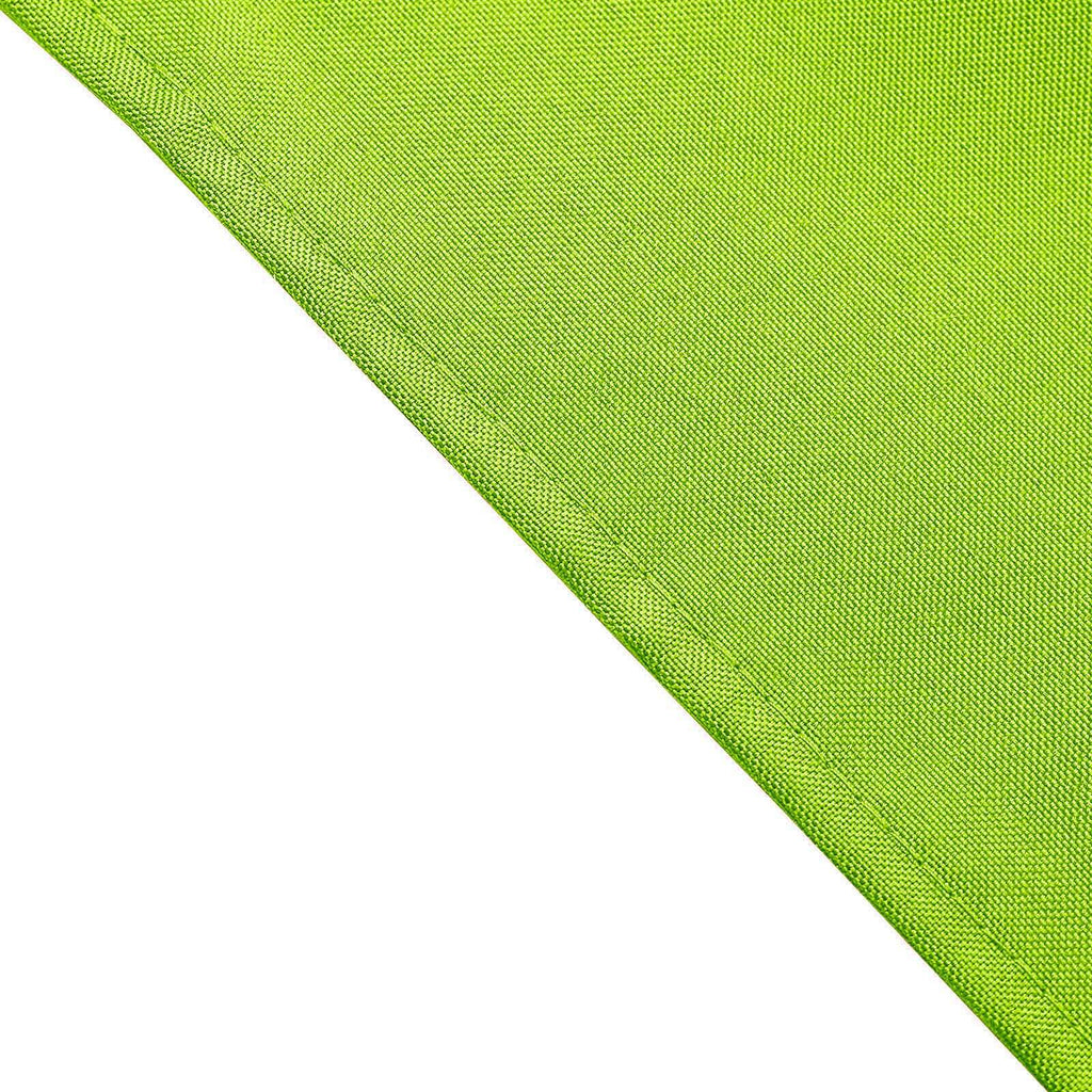 5 Pack Polyester 17"x17" Napkins Apple Green - Durable & Wrinkle Resistant Dinner Napkins