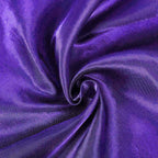 Satin Rectangular 60"x126" Tablecloth Purple - Smooth and Lustrous Table Cover
