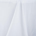 Premium Polyester 60"x126" Rectangle Tablecloth White - Stain-Resistant 220GSM Finish for Special Events